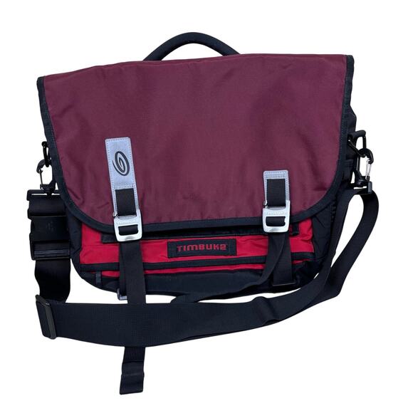 Timbuk2 Classic Messenger Bag Red Black - Picture 1 of 8